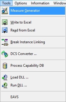 Measure Generator in 3DCS Multi-CAD Stand alone