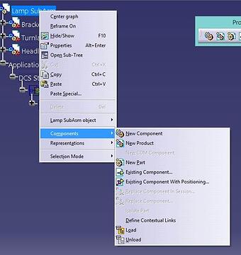 3DCS new component catia v5