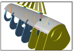 3dcs color map lines aero assembly