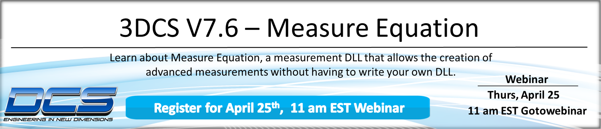 3DCS Measure Equation - Custom Measurements