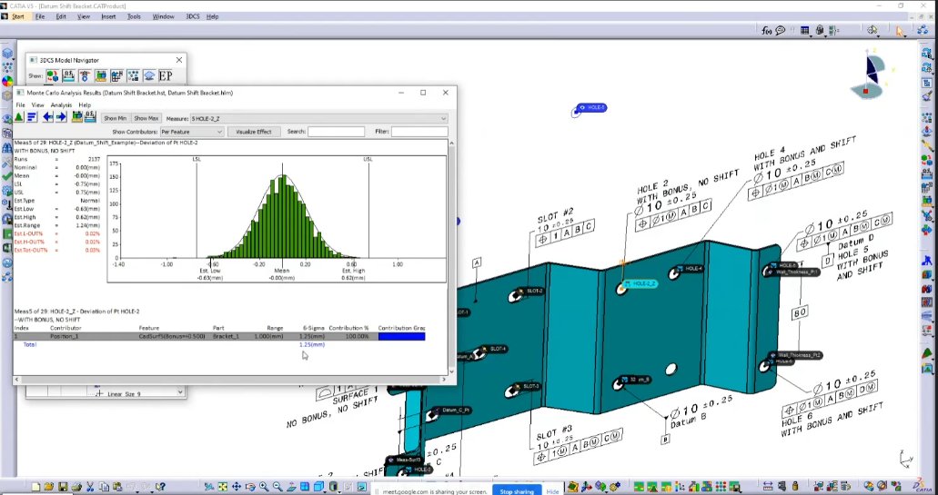 GDandT Part - Testing GD&T using Simulation