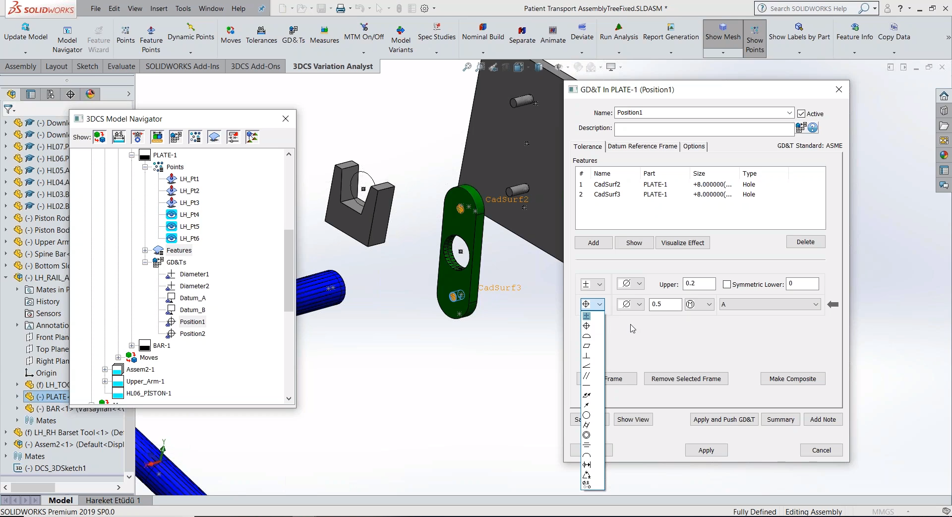 3DCS - Create GD&T in your DVA Model