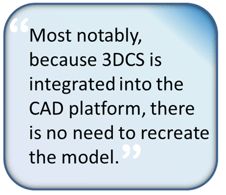 Integration Means No Reauthoring Data - 3DCS