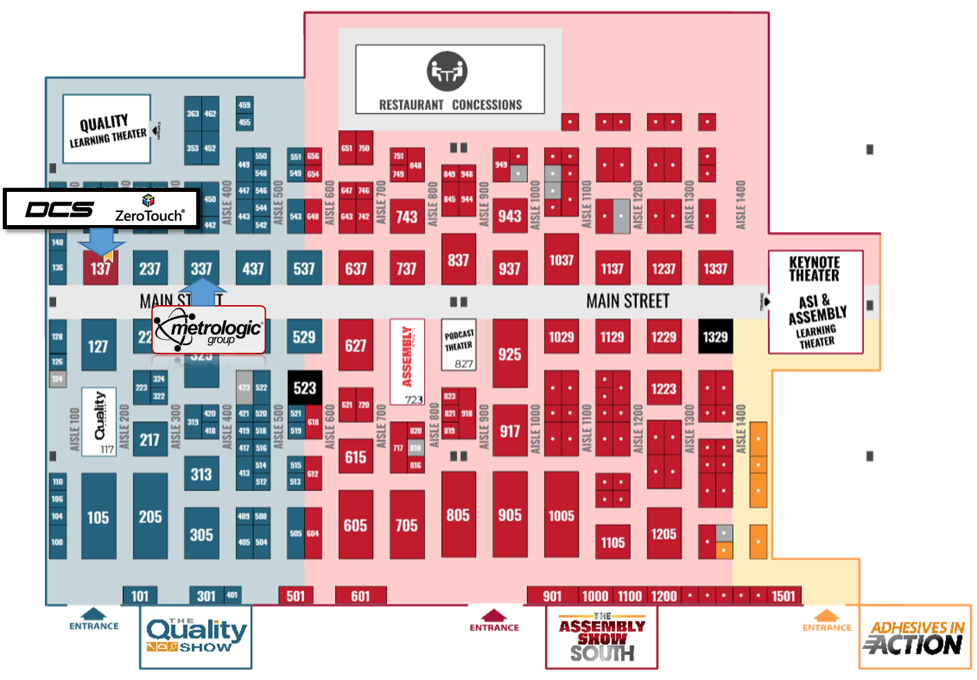 Find us at the show! DCS ZeroTouch Metrologic