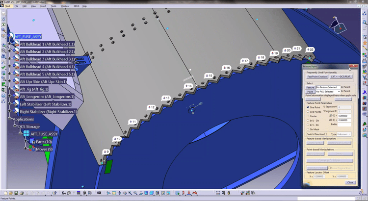 3DCS for CATIA V5 Fast Point Creation