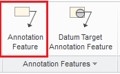 Creo Annotation Feature