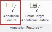 Creo Annotation Feature Creo Annotation Feature
