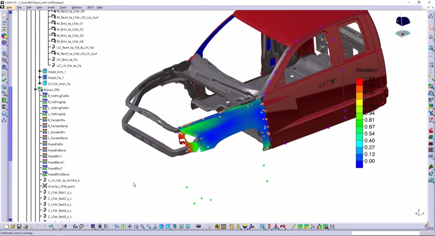 3DCS with FEA Analysis - Compliant Modeler