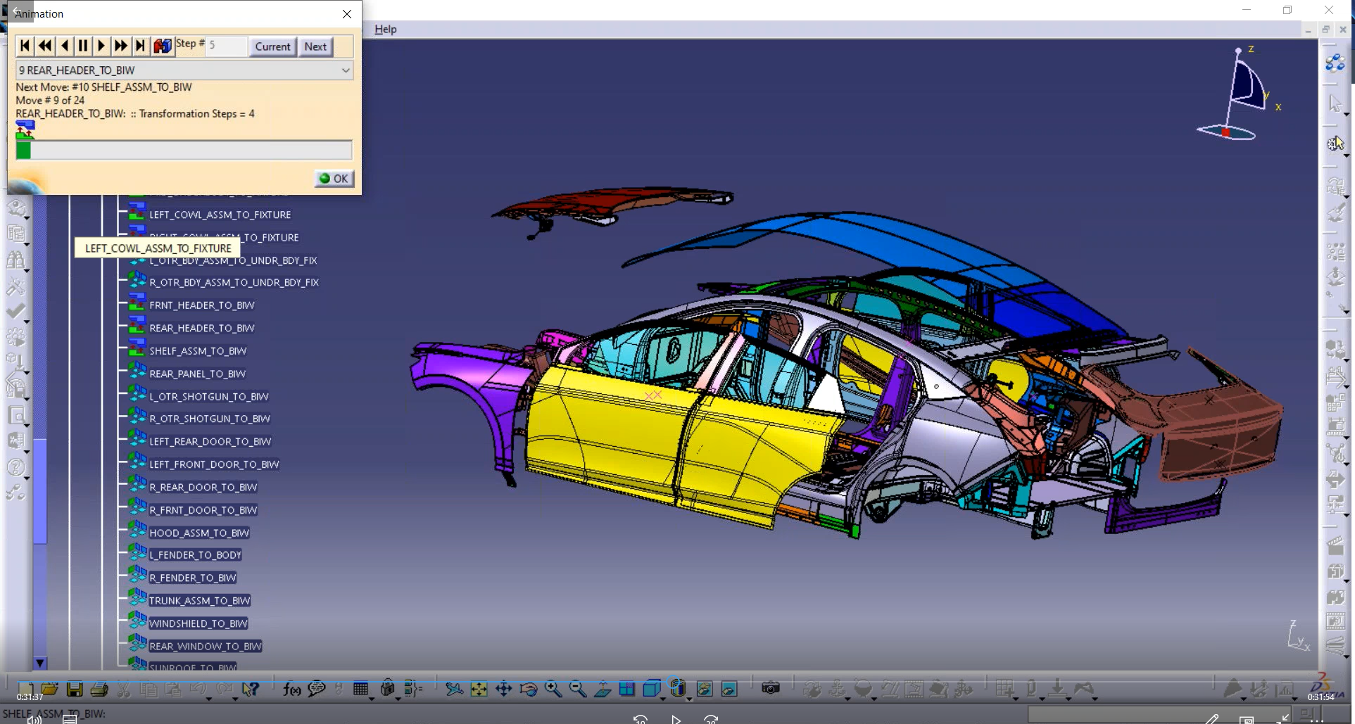 Bordrin - Full BIW DVA Model