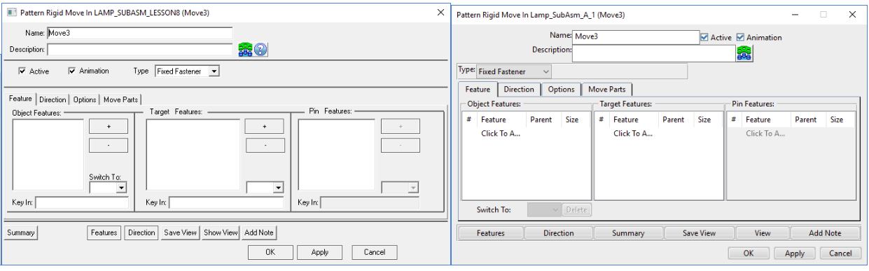 Selecting Features 3DCS MC