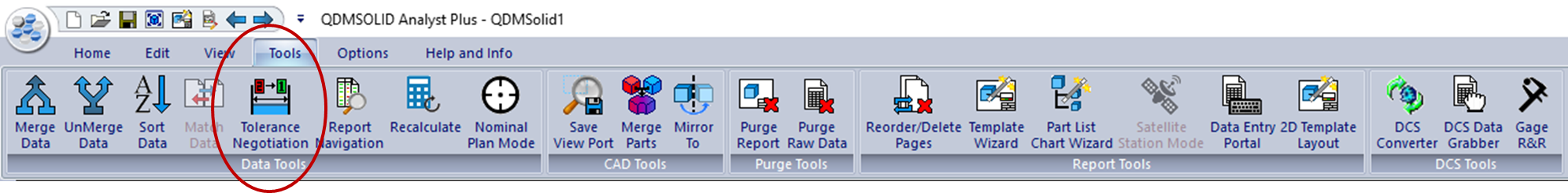 QDM Analyst Tolerance Negotiator