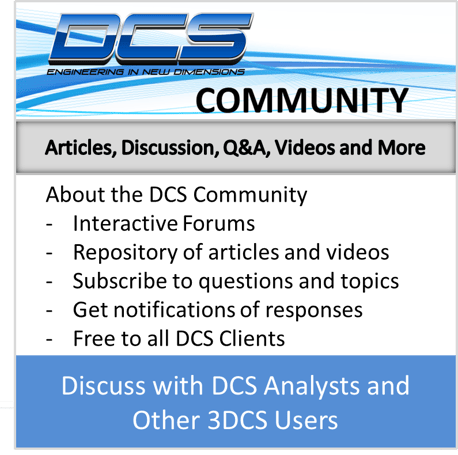 DCS Community- Tolerance Analysis Discussion, Articles, Videos