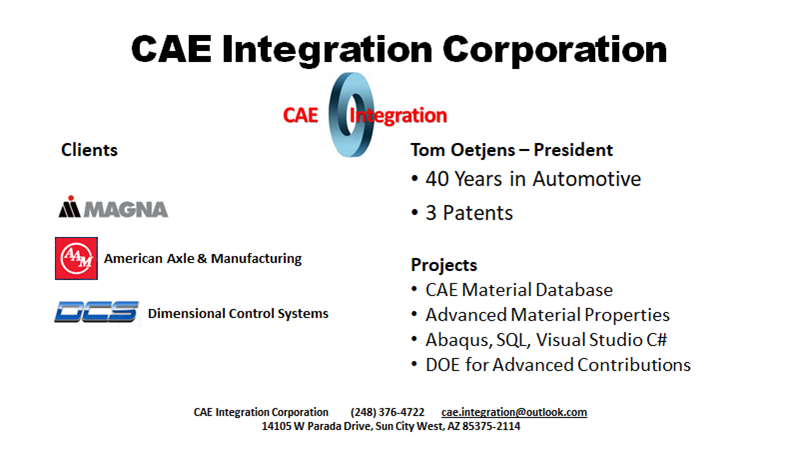 CAE Integration Corporation